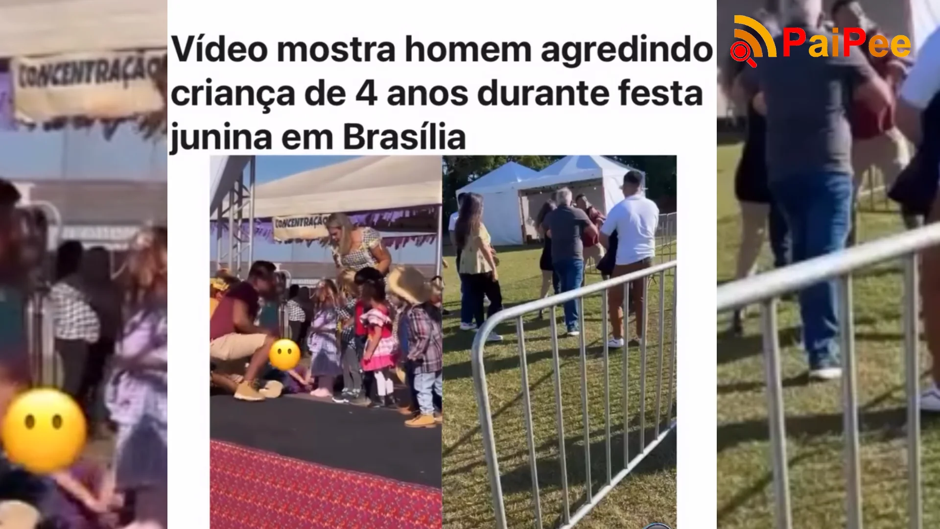 Homem é investigado por agredir criança em festa junina de escola no DF