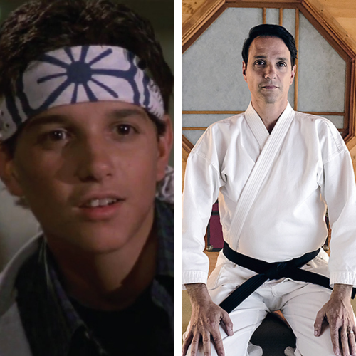 O Elenco de Karatê Kid 38 anos depois #ralphmacchio