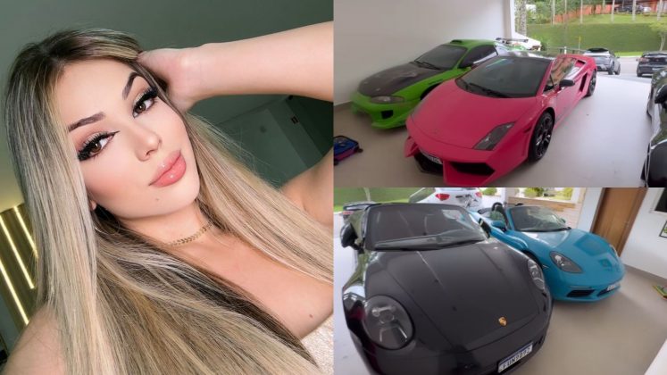 Melody impressiona ao ostentar coleção milionária de carros de luxo (Foto: Instagram)