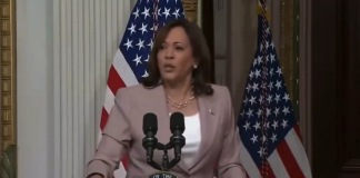 Uma pesquisa eleitoral feita pelo The Washington Post-ABC News-Ipsos, publicada no domingo (18), Kamala Harris aparece com cinco pontos percentuais à frente de Trump na corrida eleitoral norte-americana. (Foto: X)