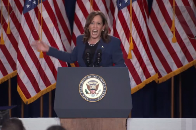 Assim, a diferença entre Kamala e Trump é ainda maior quando o recorte é feito por gênero. (Foto: X)