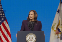 A candidata democrata à presidência dos Estados Unidos, Kamala Harris, acelerou e abriu uma vantagem de quase sete pontos percentuais sobre seu adversário, o republicano Donald Trump, nas intenções de voto. (Foto: X)