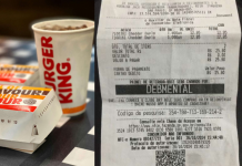 Uma funcionária que trabalhava no Burger King em Itaquera, Zona Leste de São Paulo, foi demitida depois de ter identificado um cliente com um termo depreciativo. (Foto: Reprodução)