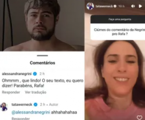 A apresentadora respondeu com uma risada. (Foto: Instagram)