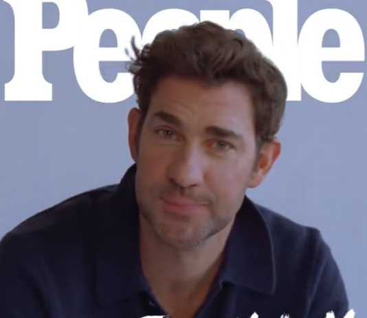 O ator, diretor e produtor norte-americano John Krasinski, 45, foi eleito o homem mais sexy do mundo de 2024 pela revista People. (Foto: X)