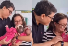 O casal Samir e Elene Dias, de Mato Grosso, realizaram o sonho de serem pais após adotarem duas meninas gêmeas. (Foto: Instagram)