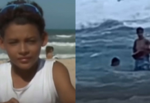 Marcelo Vitor Magalhães, de 11 anos, salvou um jovem turista de um afogamento na última sexta-feira (15), na Praia do Futuro, em Fortaleza. (Foto: Reprodução)