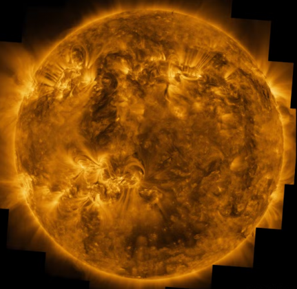 Essa não foi a primeira vez que a Solar Orbiter divulgou fotos do Sol, mas agora as imagens trazem mais nuances devido a melhorias na forma como seus dados foram processados e nas técnicas usadas para unir as fotos. (Foto: Nasa)