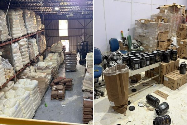 Polícia encerra operação em fábrica que reutilizava whey vencido em São Paulo