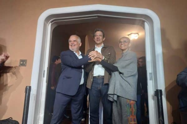 Haddad explica escolha de França como vice: “Chapa tem duas mulheres”