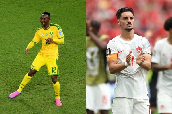 África do Sul e Canadá se enfrentam na 2ª fase da Copa do Mundo em Los Angeles