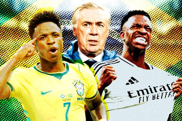 Vini Jr. e Ancelotti Revivem Sucesso do Real Madrid na Seleção Brasileira na Copa 2026