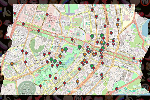 Mapa Interativo Revela Roteiro de Encontros Gays no DF