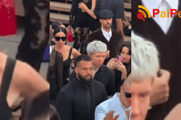 Haaland e esposa chamam atenção em desfile de luxo na Itália
