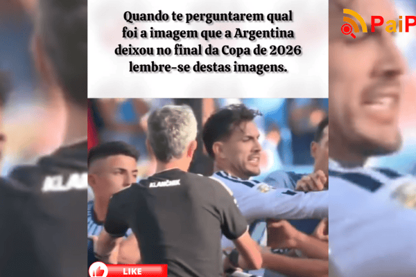 Quando te perguntarem qual foi a imagem que a Argentina deixou no final da Copa de 2026 lembre-se destas imagens!