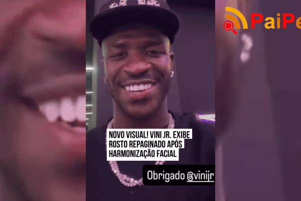 Novo visual! Vini Jr. exibe rosto repaginado após harmonização facial