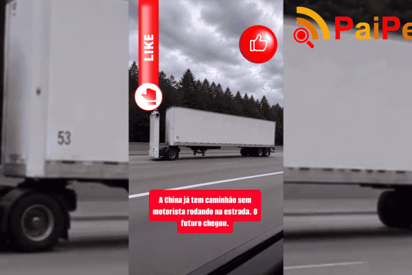 A China já tem caminhão sem motorista rodando na estrada. O futuro chegou