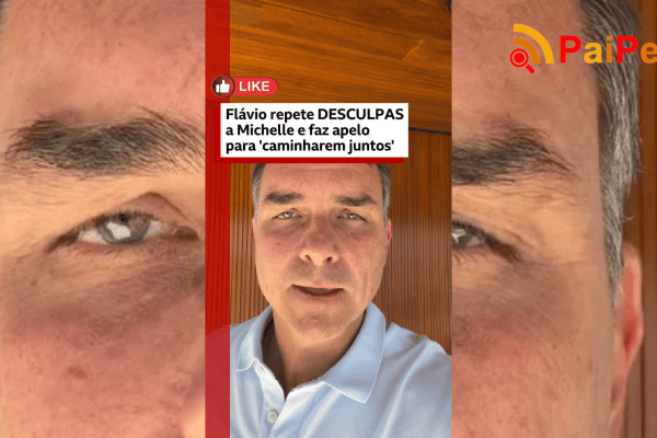 Flávio repete desculpas a Michelle e faz apelo para ‘caminharem juntos’