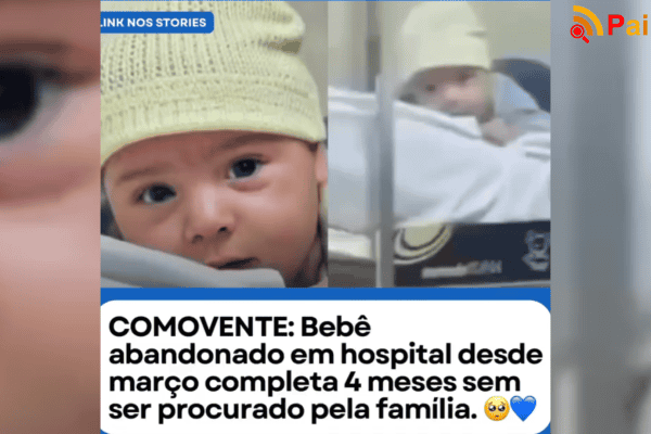 Bebê abandonado em hospital desde março completa 4 meses sem ser procurado pela família