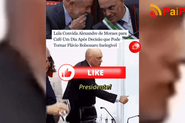 Lula convida Alexandre de Moraes para café um dia após decisão que pode tornar Flávio Bolsonaro inelegível
