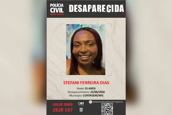 Polícia busca Stefani Ferreira Dias, levada por homens encapuzados em MG