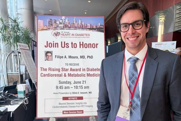 Cardiologista de Brasília, Filipe Moura, é premiado nos EUA por pesquisa inovadora