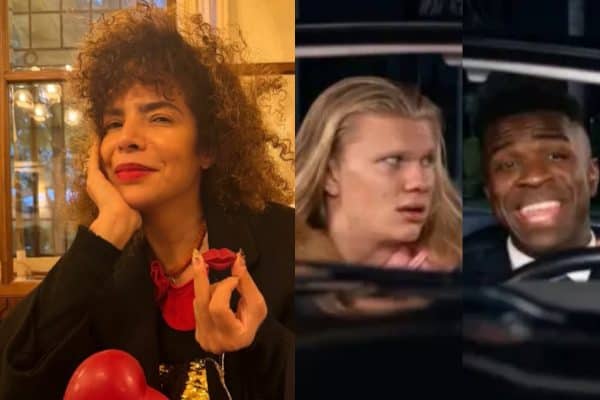 Vanessa da Mata critica memes com Vini Jr. e Haaland: “De mau gosto”