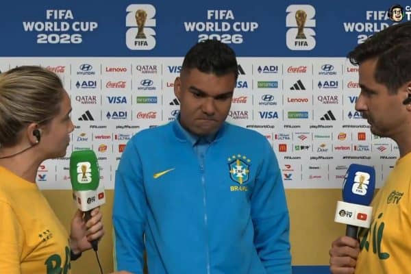 Casemiro se emociona após derrota do Brasil para a Noruega na Copa