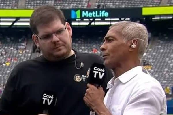 Romário recorrerá após Justiça bloquear pagamentos da CazéTV durante a Copa