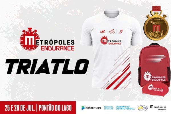 Metrópoles Endurance – Triatlo: confira detalhes do evento e kit dos atletas