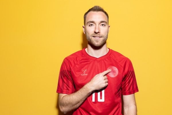 Christian Eriksen inicia reabilitação na Dinamarca após problemas cardíacos