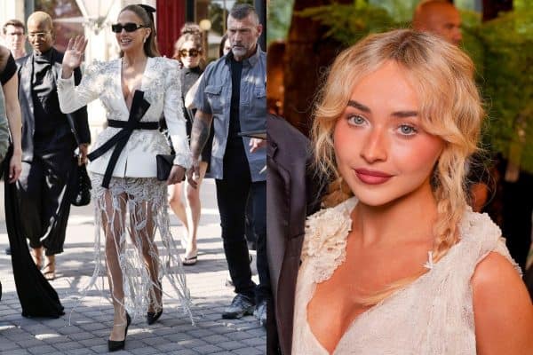 Cabelos de Sabrina Carpenter e Jennifer Lopez se destacam em evento em Paris