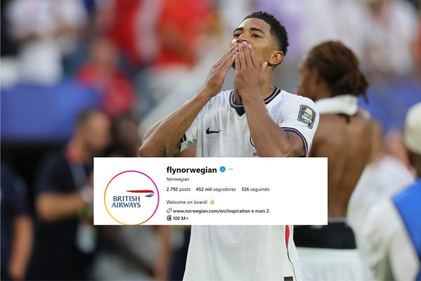 Companhia aérea norueguesa usa nome de britânica após aposta perdida na Copa