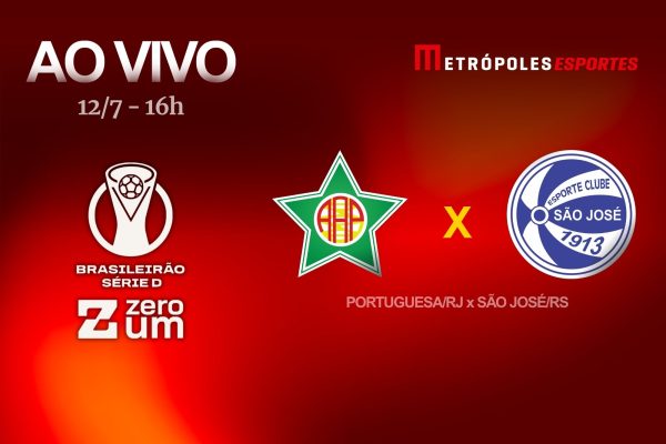 Metrópoles transmite ao vivo partida entre Portuguesa-RJ e São José-RS pela Série D