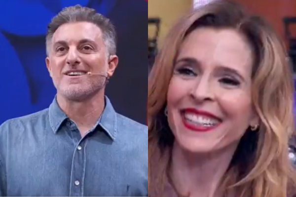 Luciano Huck comete gafe ao confundir nome de novela de Deborah Evelyn