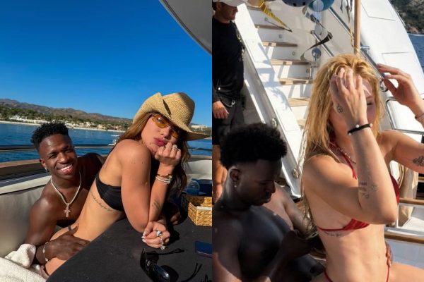 Comportamento de Vini Jr. em foto com Virginia gera polêmica nas redes