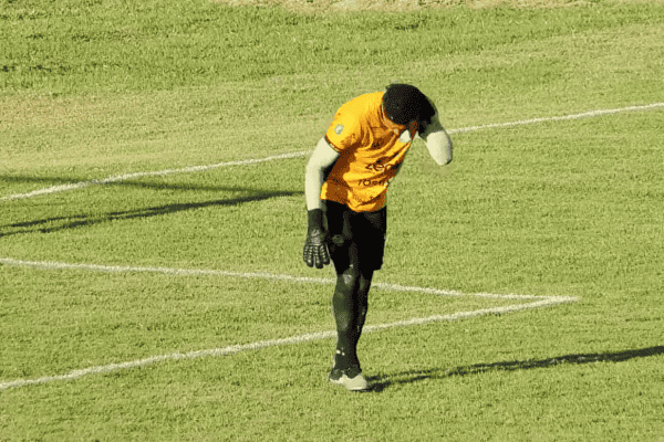 Goleiro do Iguatu-CE é atacado por formigas durante jogo da Série D