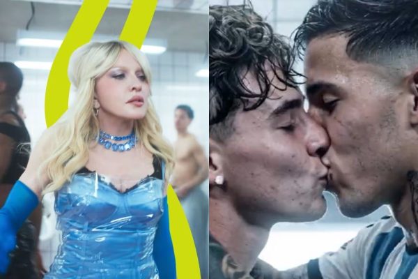 Madonna compartilha clipe recriado por IA com jogadores argentinos se beijando