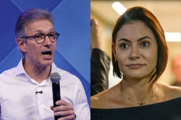 Zema sugere Michelle Bolsonaro como vice, mas ela descarta possibilidade