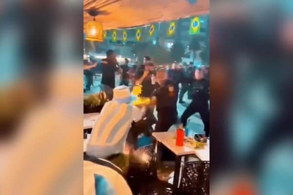 Confrontos em Copacabana após derrota da Argentina na final da Copa do Mundo
