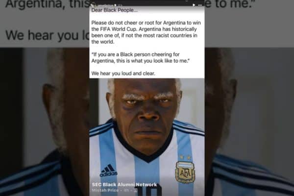 Samuel L. Jackson pede que negros não apoiem a Argentina citando racismo