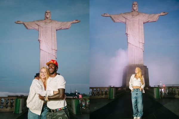 Virginia Fonseca compartilha fotos com Vini Jr. no Cristo Redentor