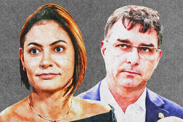 Vídeo de Flávio Bolsonaro para Michelle pode restaurar a harmonia no clã, dizem aliados