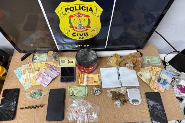 PCDF prende cinco suspeitos de tráfico de drogas no DF durante operação