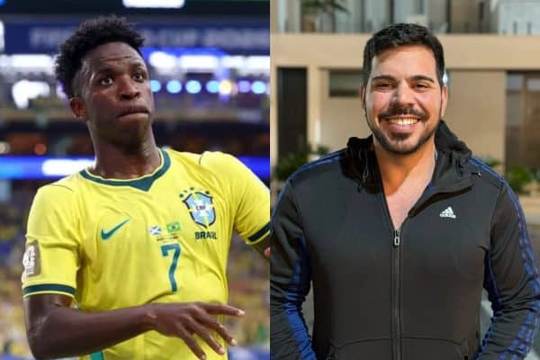 Vini Jr. processa influenciador e consegue remoção de perfil após acusações