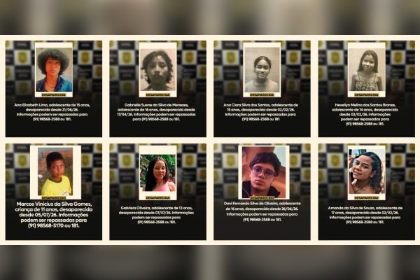 Polícia Civil busca 14 adolescentes desaparecidos no Pará em 2026