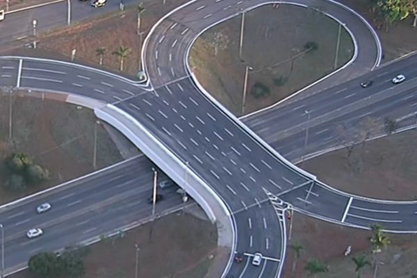 Viadutos do Eixão Norte são liberados após conclusão das obras