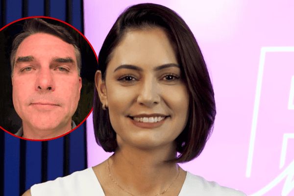 Michelle sinaliza que sabe de algo comprometedor sobre Flávio