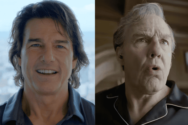 Tom Cruise reaparece irreconhecível em cenas de seu próximo filme
