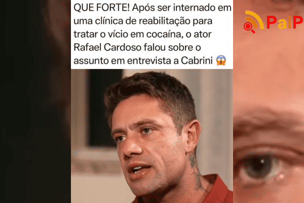 Após ser internado em uma clínica de reabilitação, Rafael Cardoso fala sobre o assunto